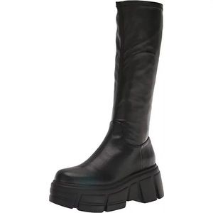 NIB Steve Madden Tero Black Lug Sole Chunky Platform Boots sz 9